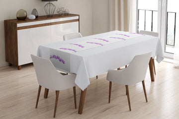 Tappeto Runner da Tavola Fantastiche Orchidee Lilla