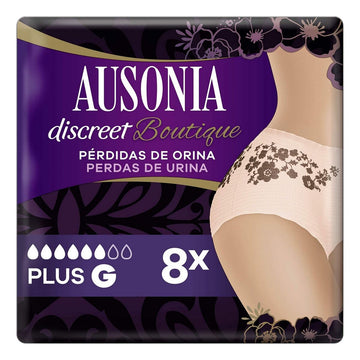 Compresses pour Incontinence Ausonia Discreet Boutique Grand (8 uds)