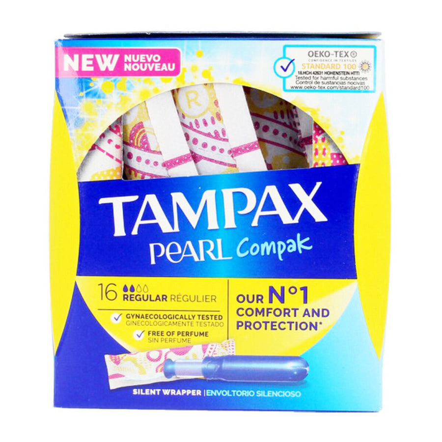 Įprasti vidiniai absorbentai PEARL Tampax (16 uds) (16 uds) (18 uds)