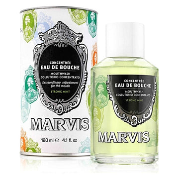 Marvis Classic Strong Mint burnos skalavimo skystis (120 ml)