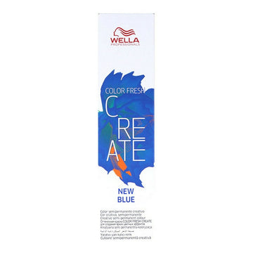Pusiau ilgalaikiai plaukų dažai Fresh Create New Wella 8005610603247 Šviesiai mėlyna (60 ml)