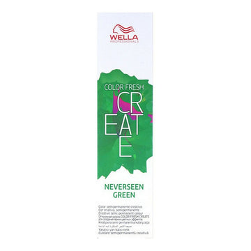 Color Fresh Create Neverseen pusiau nuolatiniai plaukų dažai Wella Green (60 ml)