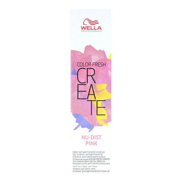 Color Fresh Create Nudist Wella Pink pusiau ilgalaikiai plaukų dažai (60 ml)