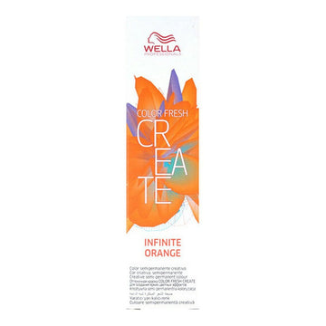 „Wella Color Fresh Create Infinite“ pusiau nuolatiniai plaukų dažai, oranžiniai (60 ml)