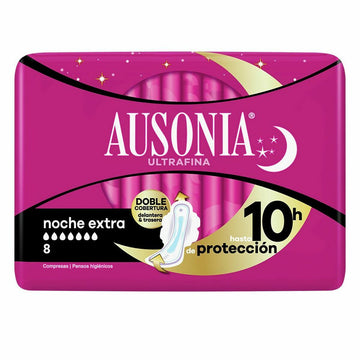 Absorbent Night Ausonia Extra (8 uds)