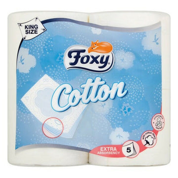 Carta Igienica Cotton Foxy Cotton (4 uds)