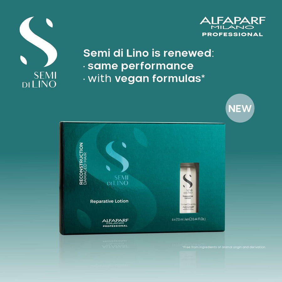 Olio per Capelli Alfaparf Milano Semi Di Lino Reconstruction Sos 6 x 13 ml 13 ml