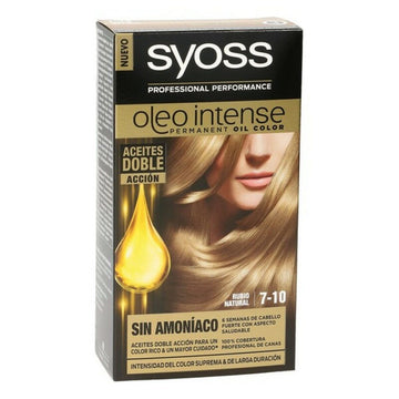 Teinture permanente   Syoss Olio Intense Sans ammoniaque Nº 7,10 Blond Naturel
