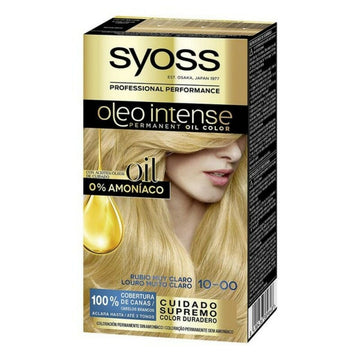 Teinture permanente   Syoss Olio Intense Sans ammoniaque Nº 10,00 Blond extra clair
