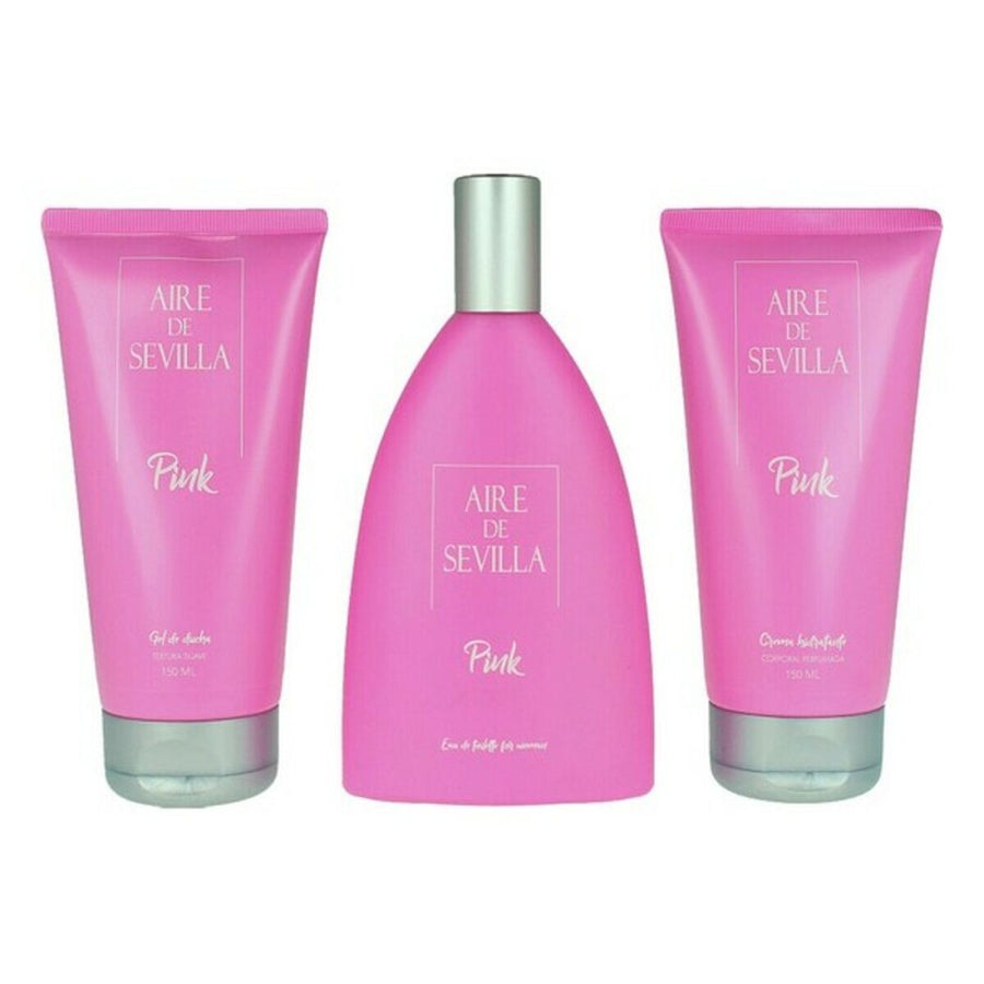 Pink Aire Sevilla EDT kvepalų rinkinys moterims (3 vnt) (3 vnt.)