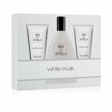 Set de Parfum Femme Aire Sevilla White Musk 3 Pièces