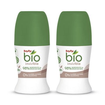 Deodorante Roll-on BIO NATURAL 0% INVISIBLE Byly (2 pcs)