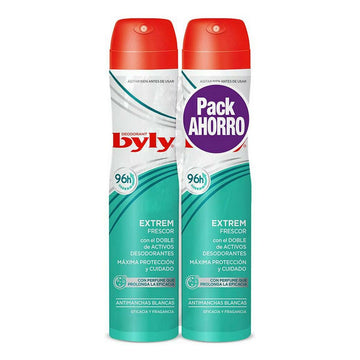 Deodorante Spray Invisibile e Anti-macchia Extrem Byly (2 uds)