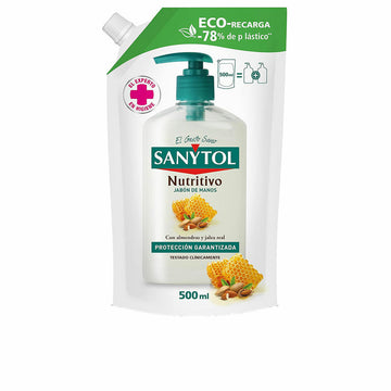 Sapone per le Mani Sanytol 500 ml Antibatterico Nutrire Ricarica