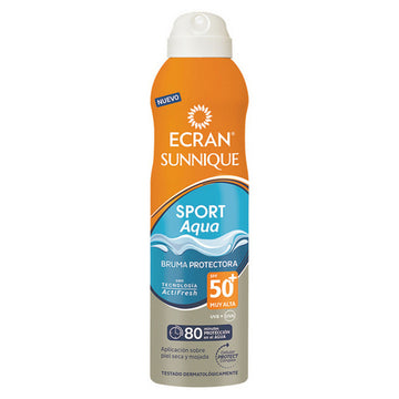Spuma Solare Protettiva Sport Aqua Ecran (250 ml) 50+ (250 ml)