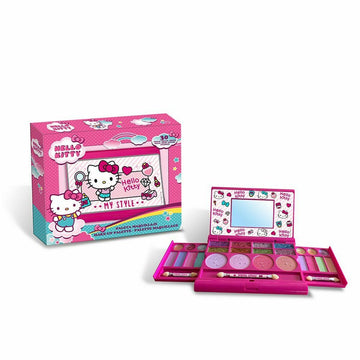 Set di Trucchi per Bambini Hello Kitty Hello Kitty Plumier Alumino Maquillaje 18 Pezzi (18 pcs)