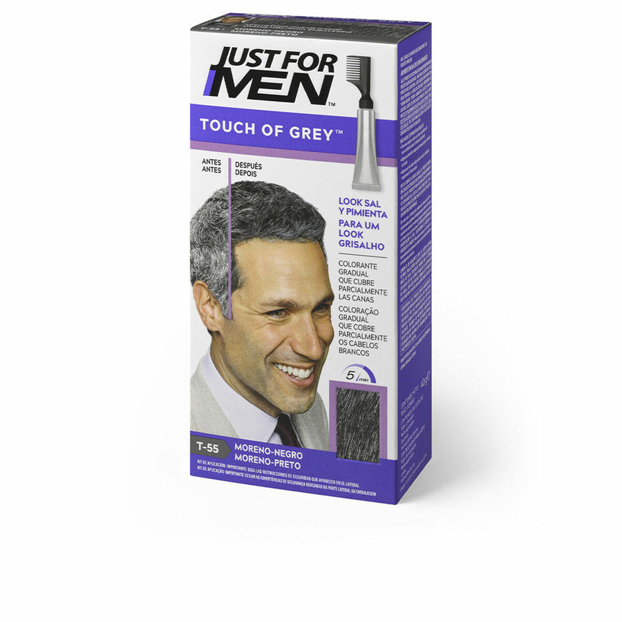 Just For Men Touch Of Grey Brown-Black anti-ageing gelio dažiklis 40 g