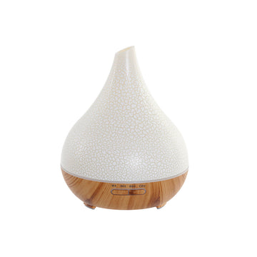 Mini humidificateur diffuseur d'arômes DKD Home Decor Blanc Naturel 400 ml