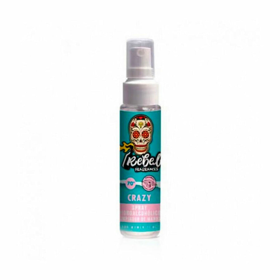 Lozione Igienizzante per Mani Rebel Crazy Spray 30 ml (75 ml)
