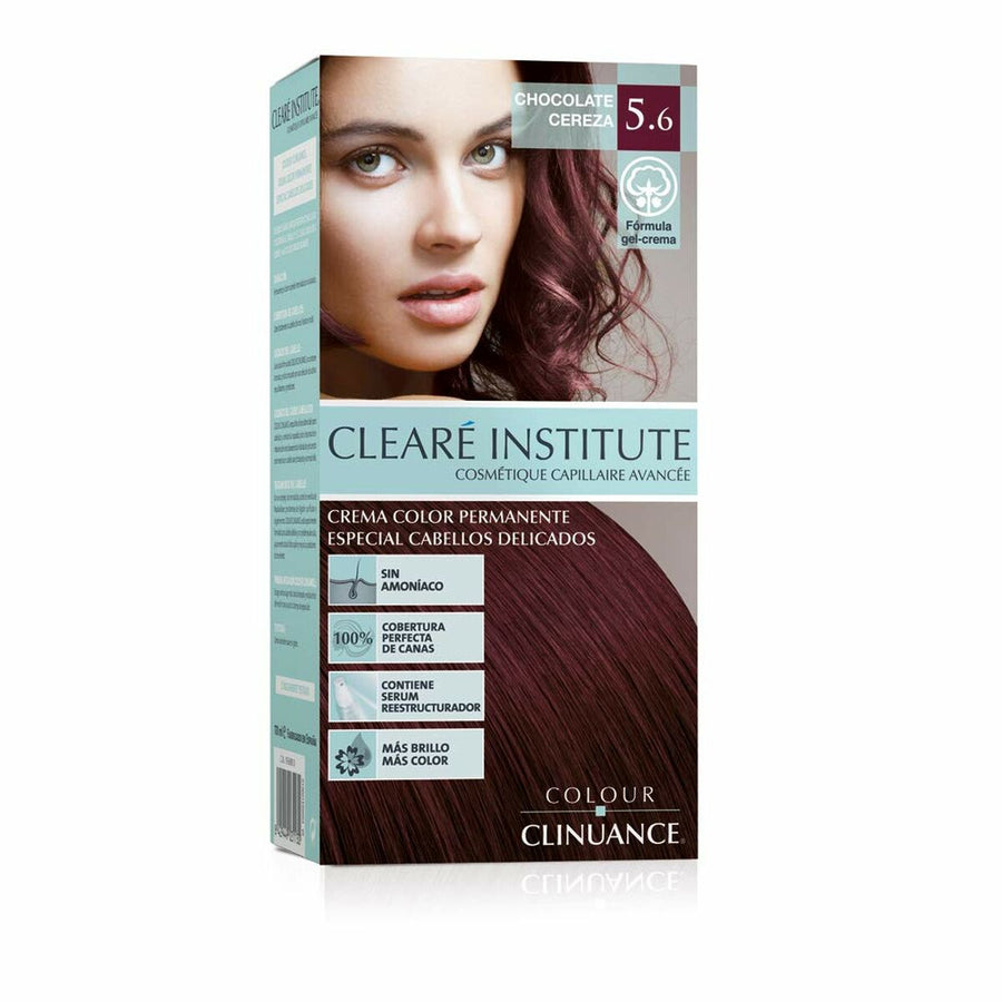 Permanentinis dažiklis Cream Clearé Institute Color Clinuance Nr. 5.6-chocolate cereza