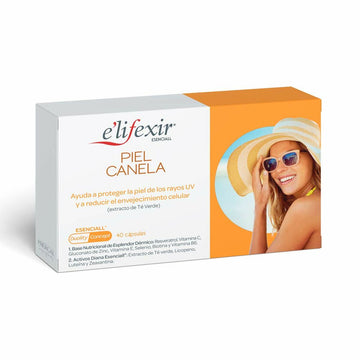 Elifexir Piel Canela apsaugos nuo saulės kapsulės (40 vienetų)
