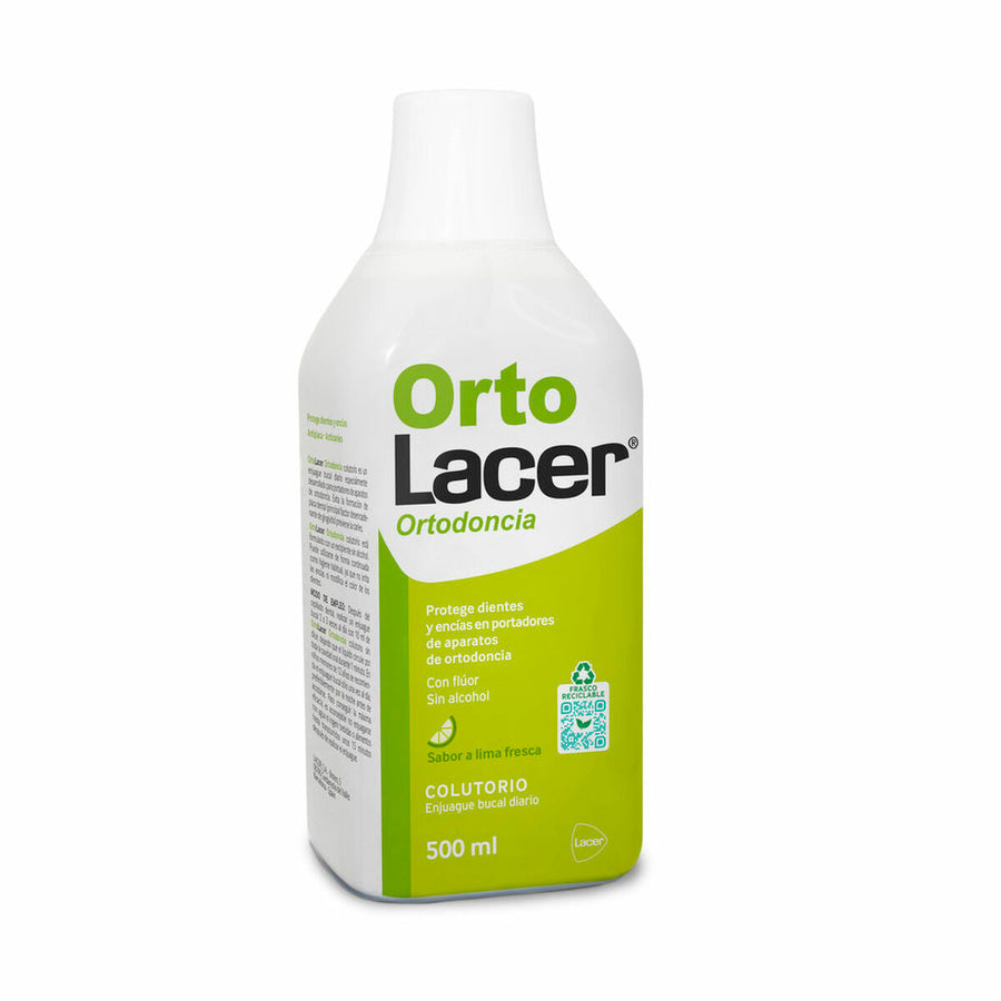 Lacer Ortolacer Lime Orthodontic Care burnos skalavimo skystis (500 ml)