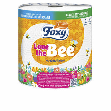 Foxy Love the Bee virtuvės popierius
