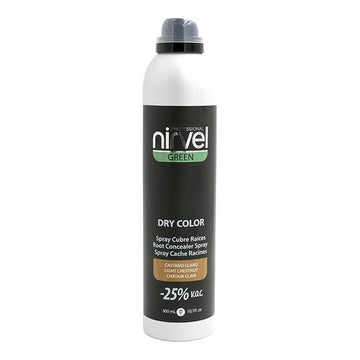 Spray Copri Capelli Brizzolati Green Dry Color Nirvel Green Dry Castano Chiaro (300 ml)