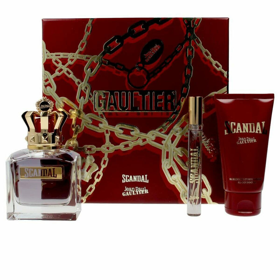Set de Parfum Homme Jean Paul Gaultier EDT Scandal 3 Pièces