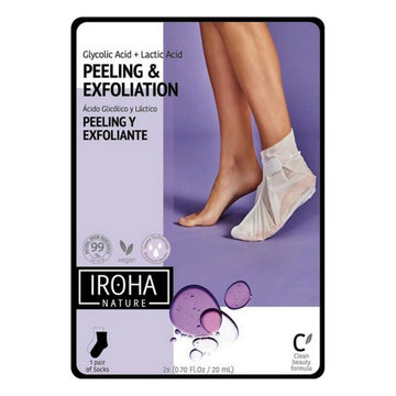 Calzini Idratanti Peeling and Exfoliation Lavender Iroha IN/FOOT-3 (1 Unità)