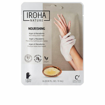 Iroha Argan Macadamia Hand Treatment Gloves Macadamia Argan