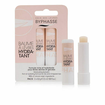 Drėkinamasis lūpų balzamas Byphasse Bálsamo Labial Hidratante (4,8 gx 2)