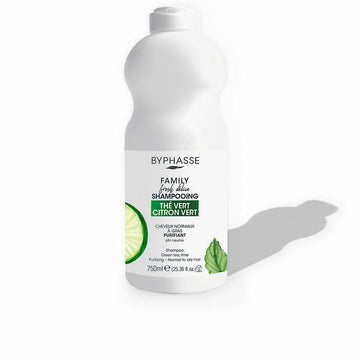 Shampoo Purificante Byphasse Family Fresh Delice Lime Capelli Grassi Tè Verde (750 ml)
