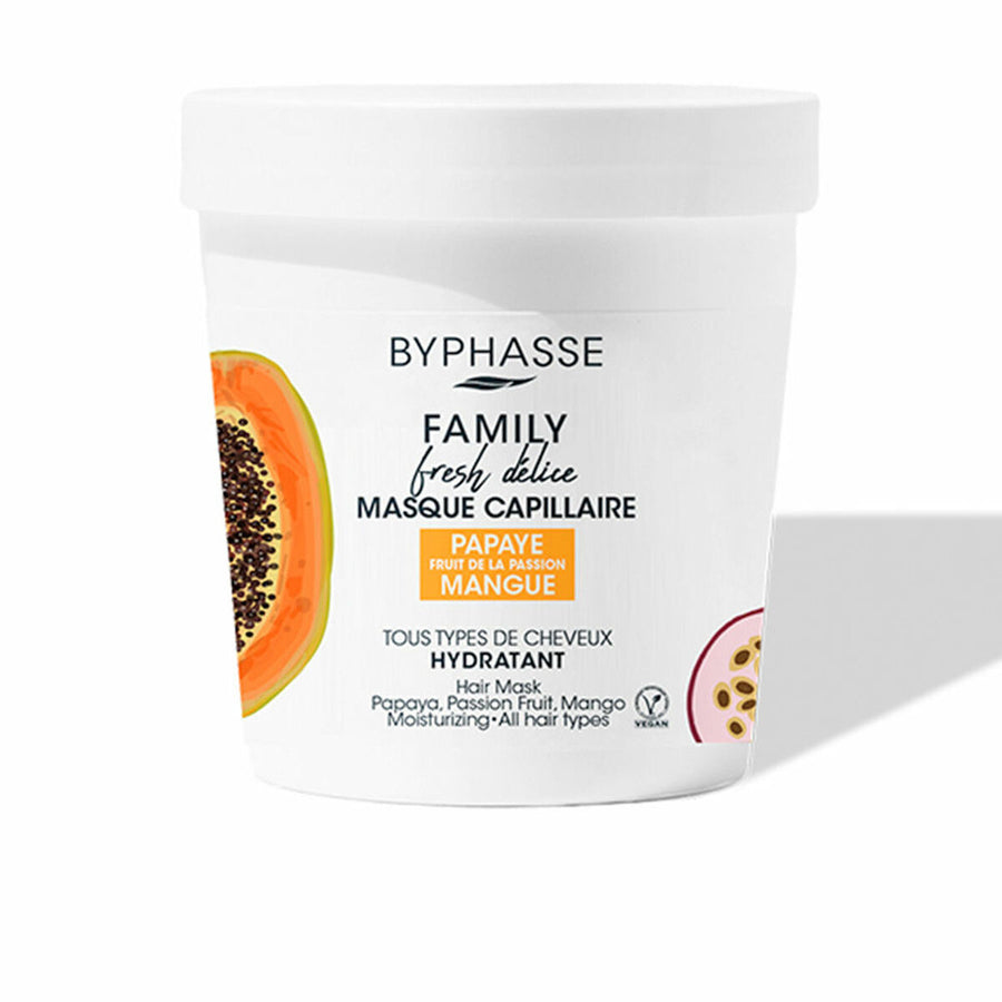 Masque hydratant Byphasse Family Fresh Delice Papaye Fruit de la Passion 250 ml