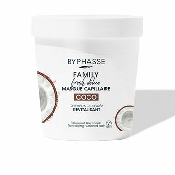 Masque revitalisant Byphasse Family Fresh Delice Coco cheveux colorés (250 ml)