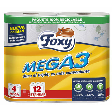 Foxy Mega3 tualetinis popierius