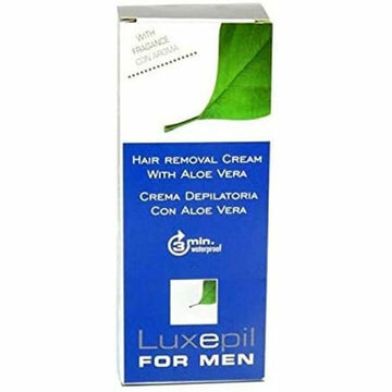 Luxepil For Men Aloe Vera Depiliacinis kūno kremas (150 ml)