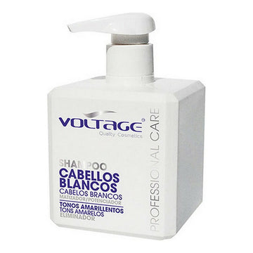 Shampooing pour Cheveux blonds ou gris Voltage Cabellos Blancos/grises (500 ml)