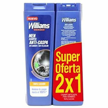 Shampooing antipelliculaire Triple Acción Williams (2 uds)