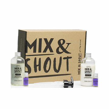 Shampoo Mix & Shout Rutina Rizado Protector Lote 4 Pieces Garbanotiems plaukams