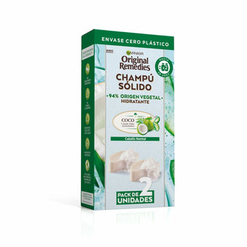 Shampoo Solido Garnier Original Remedies X Idratante Cocco 2 Unità 60 g