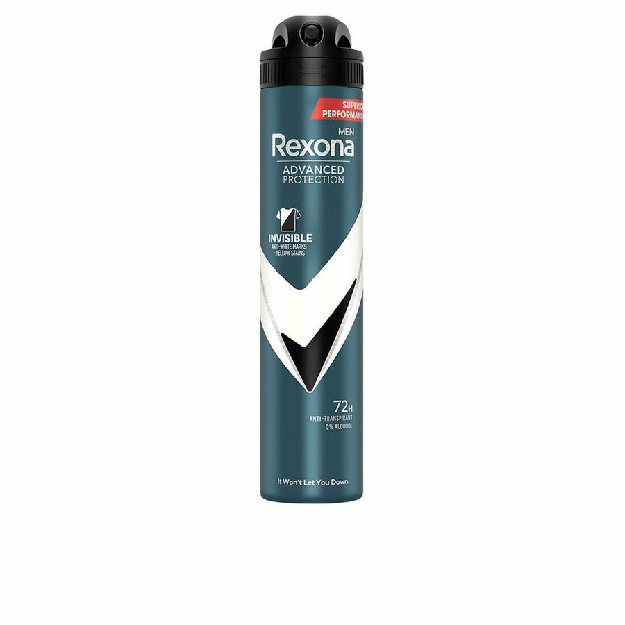 Spray déodorant Rexona Invisible Men 200 ml