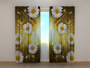 Tende Fiori di Camomilla Astratti