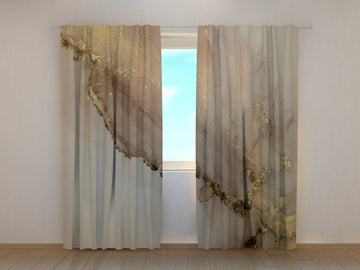 Tende Marmo Beige con Oro