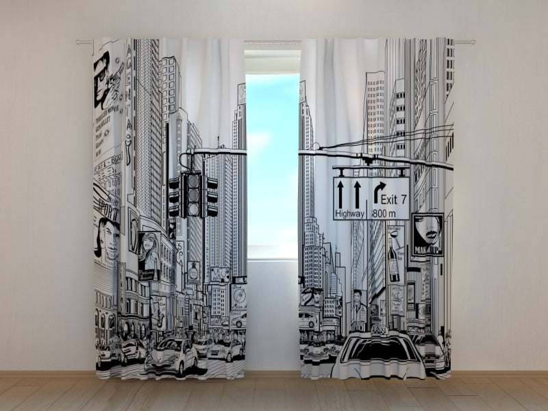 Tende Cartoon Street di New York