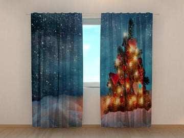 Tende Albero di Natale nella Neve