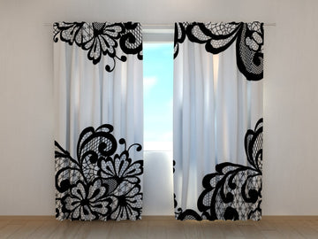 Tende - Elegante Pizzo Nero