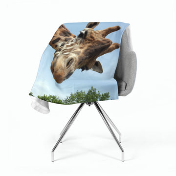 Coperta in Flanella Giraffa