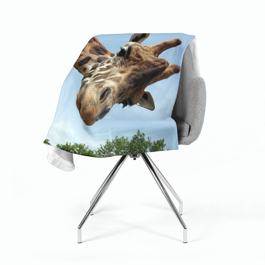 Coperta in Flanella Giraffa