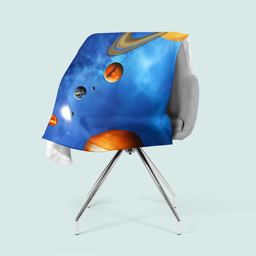 Coperta in Flanella Sistema Solare